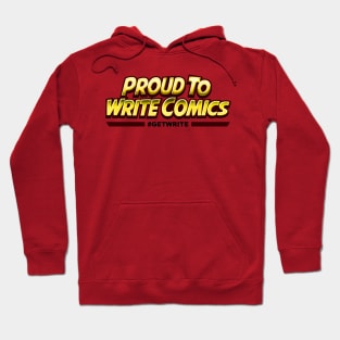 Proud To Write Comics Red Hoodie